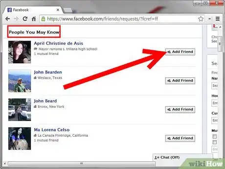 Imagen titulada Use the Facebook Friend Finder Tool Step 5