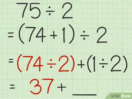 Imagen titulada Divide Odd Numbers by 2 Step 7