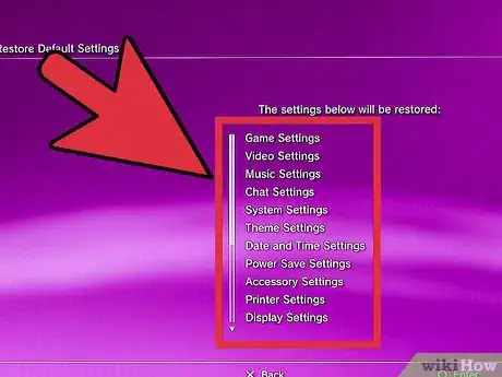 Imagen titulada Reset the Default Settings of PS3 Step 4