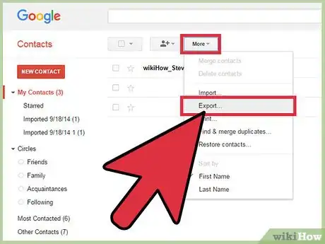 Imagen titulada Add Contacts to Gmail Using a CSV File Step 1