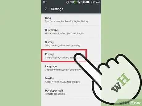 Imagen titulada Clear Your Browser's Cache on an Android Step 17