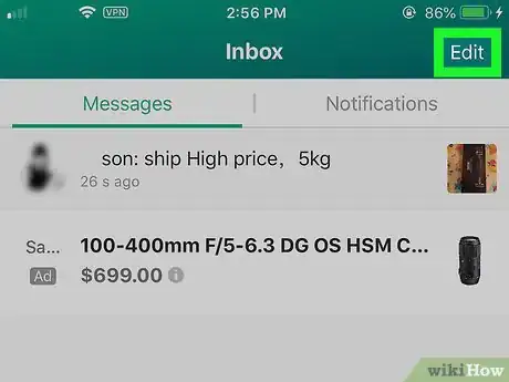 Imagen titulada Delete Messages on OfferUp on iPhone or iPad Step 4