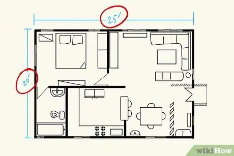 Imagen titulada Visualize Square Feet Step 1