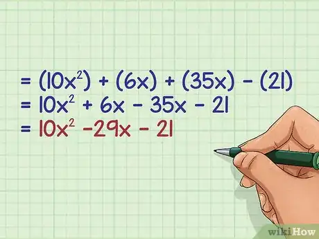 Imagen titulada Multiply Binomials Using the FOIL Method Step 9