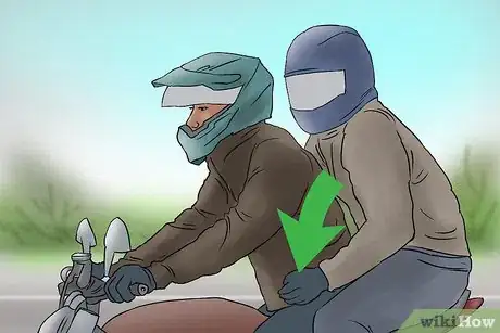 Imagen titulada Ride on the Back of a Motorcycle Step 13