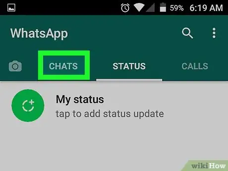 Imagen titulada Block a Group on WhatsApp on Android Step 2