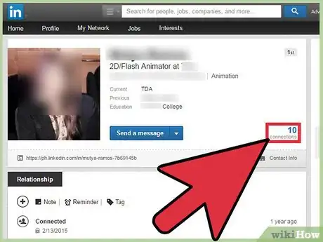 Imagen titulada Hide Connections on Linkedin Step 9