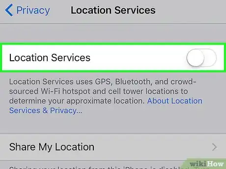 Imagen titulada Turn Off GPS on the iPhone Step 4