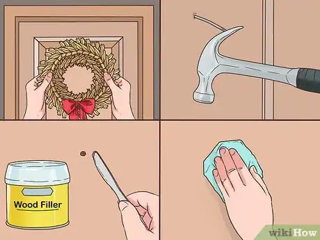 Imagen titulada Hang a Wreath on a Door Step 4