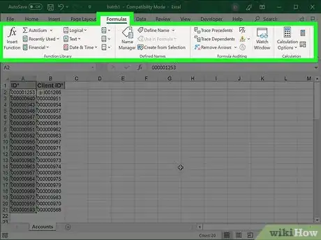 Imagen titulada Compare Two Lists in Excel Step 3