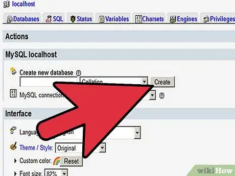 Imagen titulada Create a Database in phpMyAdmin Step 5