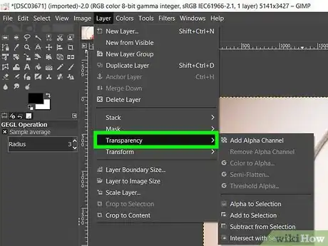 Imagen titulada Make a Transparent Image Using Gimp Step 15