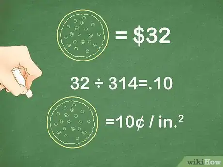 Imagen titulada Figure Cost Per Square Inch of Pizza Step 6