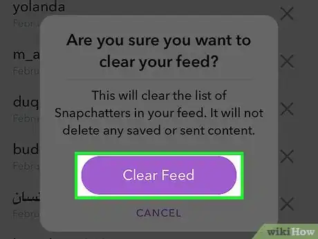 Imagen titulada Clear All Snapchat Conversations Step 6