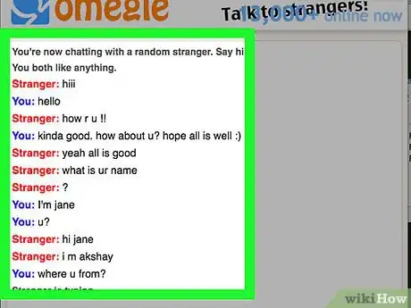 Imagen titulada Have an Actual Conversation on Omegle Step 8