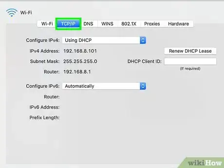 Imagen titulada Find Your IP Address on a Mac Step 9