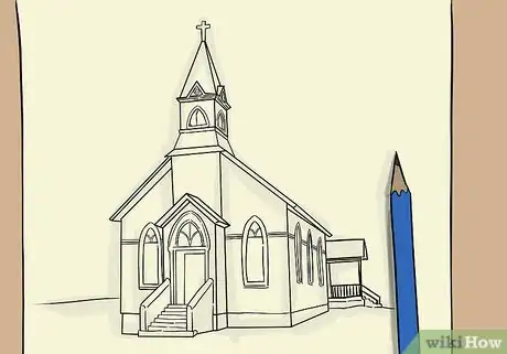 Imagen titulada Draw a Church Step 6