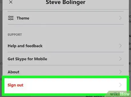 Imagen titulada Logout of Skype Step 8