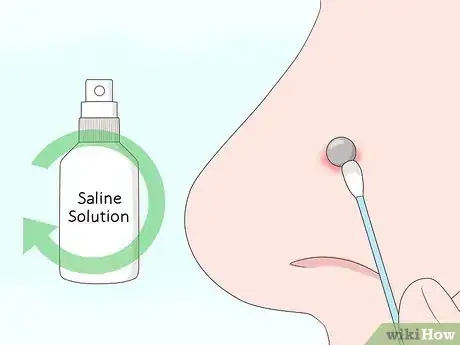 Imagen titulada Heal a Nose Ring and Take Care of Infections Step 7