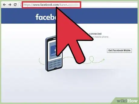 Imagen titulada View a Blocked Facebook Account Step 3