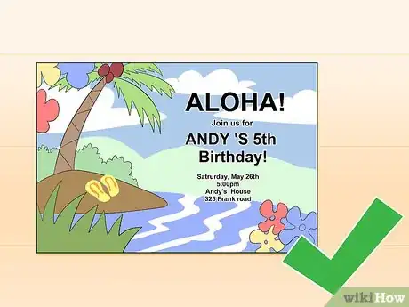 Imagen titulada Plan a Hawaiian Luau Birthday Party for Kids Step 10