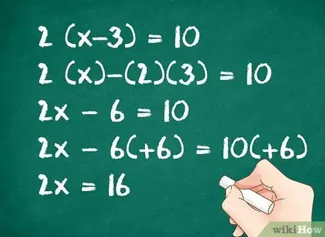 Imagen titulada Use Distributive Property to Solve an Equation Step 2