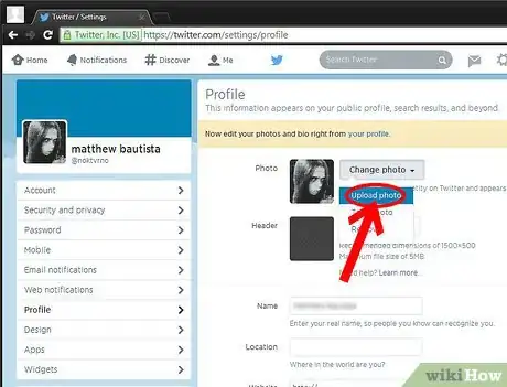 Imagen titulada Edit Your Profile Settings on Twitter Step 5Bullet1