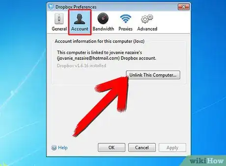 Imagen titulada Unlink a Computer from a Dropbox Account Step 7