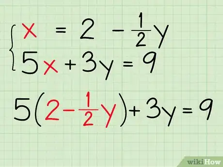 Imagen titulada Solve Systems of Algebraic Equations Containing Two Variables Step 3