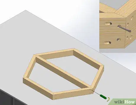 Imagen titulada Build a Hexagon Picnic Table Step 7