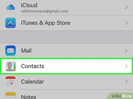 Imagen titulada Sort Your iPhone Contacts by First Name Step 2