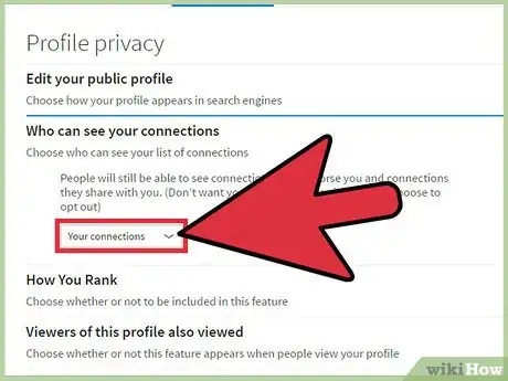 Imagen titulada Hide Connections on Linkedin Step 6