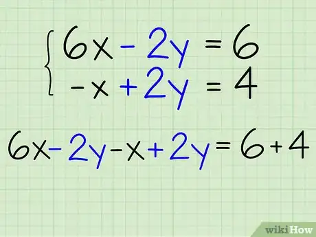 Imagen titulada Solve Systems of Algebraic Equations Containing Two Variables Step 9