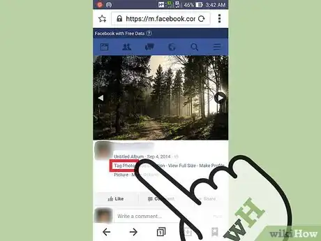 Imagen titulada Tag on Facebook Mobile Step 15