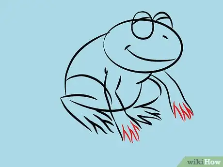 Imagen titulada Draw a Cartoon Frog Step 07