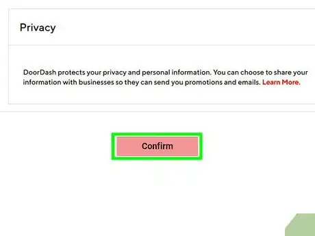 Imagen titulada Delete a Doordash Account Step 8