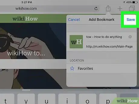 Imagen titulada Add a Bookmark in Safari Step 7