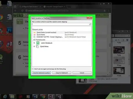 Imagen titulada Take Screenshots with OneNote Step 19