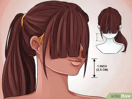 Imagen titulada Cut Wig Bangs Step 5