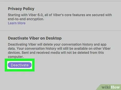 Imagen titulada Log Out of Viber on PC or Mac Step 5