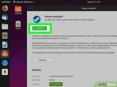 Imagen titulada Install Steam on Linux Step 5