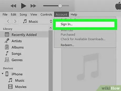 Imagen titulada Log In to iTunes Step 3