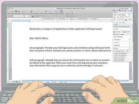 Imagen titulada Write an Affidavit Letter for Immigration Step 20