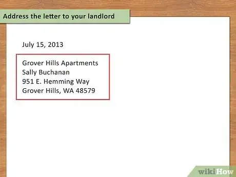 Imagen titulada Write a Letter of Notice to Your Landlord Step 4