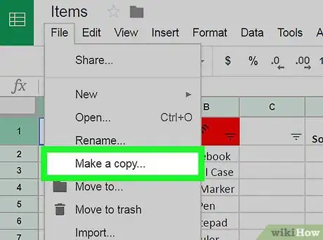 Imagen titulada Save on Google Sheets on PC or Mac Step 4