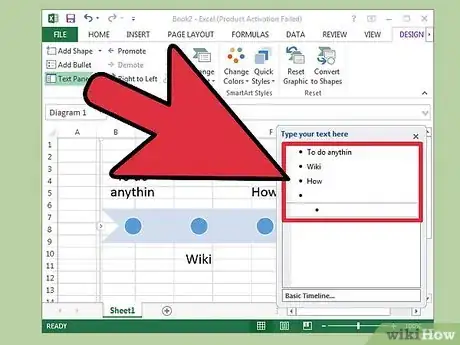 Imagen titulada Create a Timeline in Excel Step 4