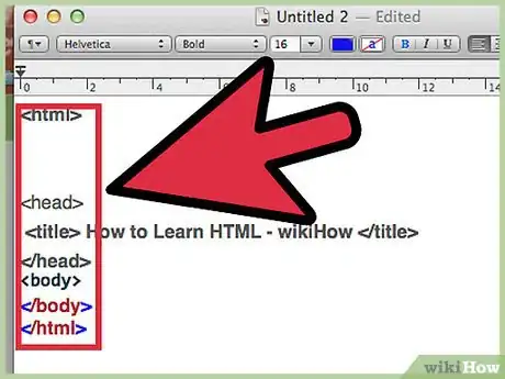 Imagen titulada Learn HTML Step 6