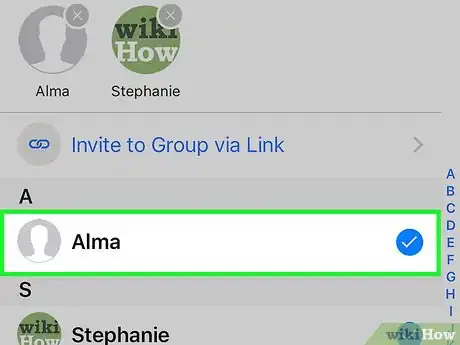 Imagen titulada Invite Users to a Group Chat on WhatsApp Step 6