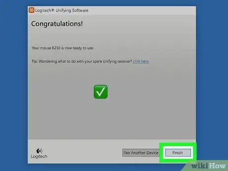 Imagen titulada Connect a Logitech Wireless Mouse to a Unifying Receiver Step 7