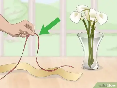 Imagen titulada Decorate a Flower Vase with a Ribbon Step 2